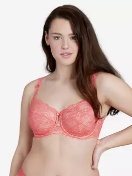 Бюстгальтер балконет SugarShape BH Sienna, цвет coral