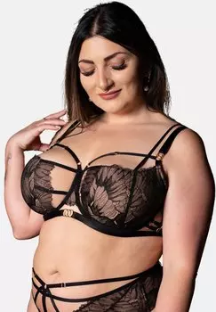 Бюстгальтер балконет SugarShape, черный