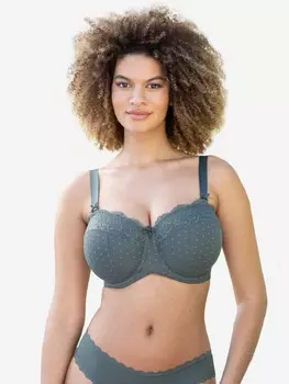 Бюстгальтер-балконет SugarShape, оливковый