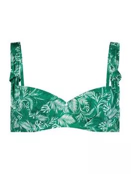 Бюстгальтер-балконет Верх бикини Hunkemller Bermuda, зеленый