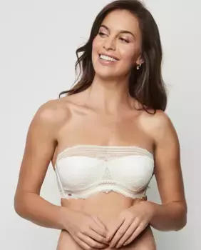 Бюстгальтер-бандо без бретелек с пеной Selmark, цвет Crudo