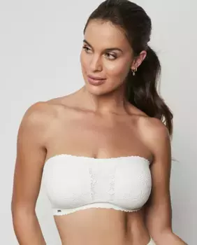 Бюстгальтер-бандо без бретелек с подкладкой Selmark, цвет Crudo