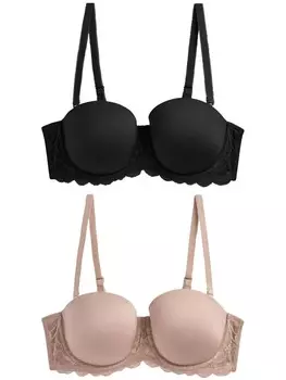 Бюстгальтер бандо Next Bandeau Bra, цвет nude/black