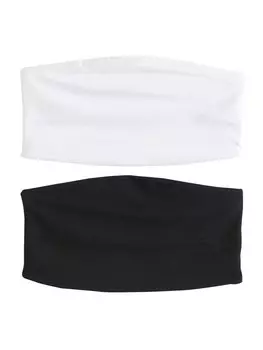 Бюстгальтер-бандо Next, черный/белый