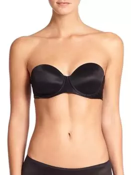 Бюстгальтер-бандо Sheer Touch Wolford, черный