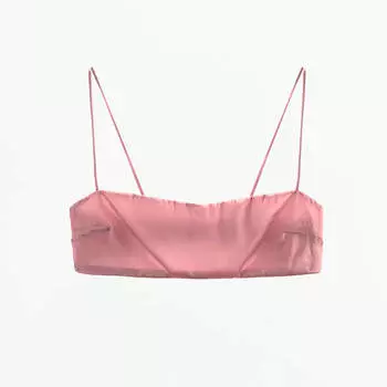 Бюстгальтер-бандо Zara Silk, розовый