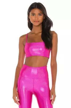 Бюстгальтер BEACH RIOT X REVOLVE Izzy Sports, цвет Neon Pink
