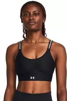 Бюстгальтер-Бесконечность со средней поддержкой Under Armour, черный