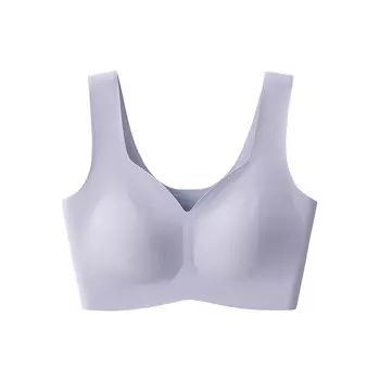 Бюстгальтер бесшовный Muji на бретелях, светло-зеленый