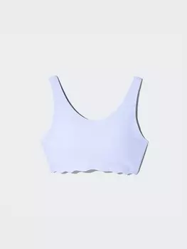 Бюстгальтер бесшовный Uniqlo, голубой