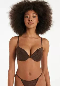 Бюстгальтер без бретелей LOS ANGELES Tezenis, темно коричневый