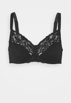 Бюстгальтер без бретелей WILD BLOOMS Marks & Spencer, черный