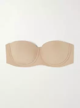 Бюстгальтер без бретелек подходит всем Skims, бежевый