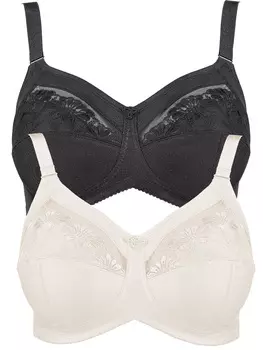 Бюстгальтер без косточек Anita 2er Pack Komfort BH ohne Bgel Safina, цвет Schwarz crystal