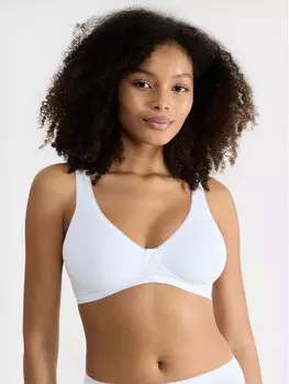 Бюстгальтер без косточек Basic 10222327 Sloggi, белый
