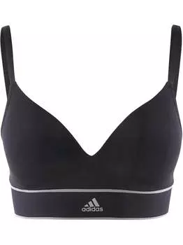 Бюстгальтер без косточек, беспроводной бюстгальтер Adidas Sportswear, черный