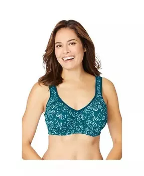 Бюстгальтер без косточек больших размеров Comfort Choice, синий