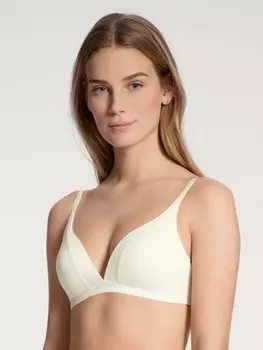 Бюстгальтер без косточек Calida Triangel-Soft-BH, цвет alabaster crme