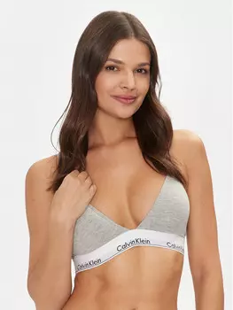 Бюстгальтер без косточек Calvin Klein Underwear, серый