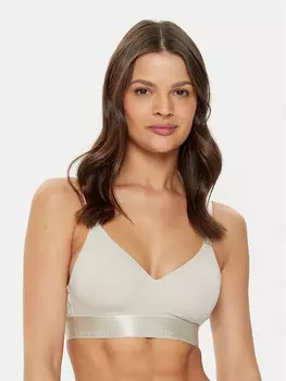 Бюстгальтер без косточек Calvin Klein Underwear, бежевый