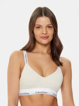 Бюстгальтер без косточек Calvin Klein Underwear, бежевый