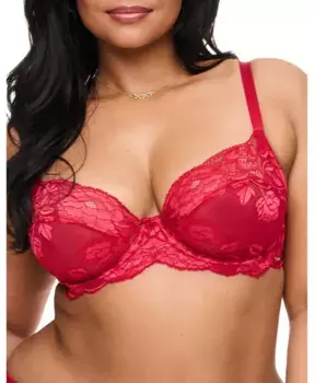 Бюстгальтер без косточек Chelsi для полных женщин Adore Me, красный