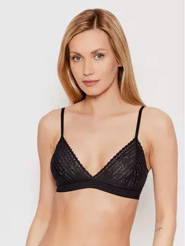Бюстгальтер без косточек Dkny, черный