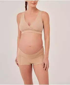 Бюстгальтер без косточек для беременных и кормящих мам Pact, бежевый