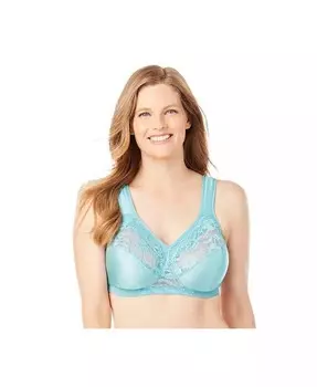Бюстгальтер без косточек Easy Enhancer больших размеров Comfort Choice, синий