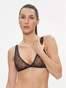 Бюстгальтер без косточек Emporio Armani Underwear, черный