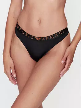 Бюстгальтер без косточек Emporio Armani Underwear, черный