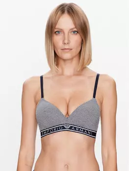 Бюстгальтер без косточек Emporio Armani Underwear, синий
