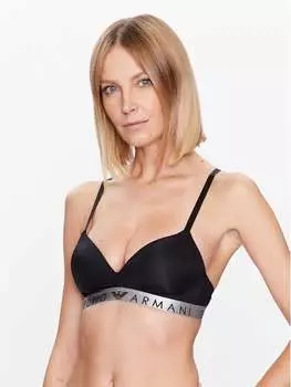 Бюстгальтер без косточек Emporio Armani Underwear, черный