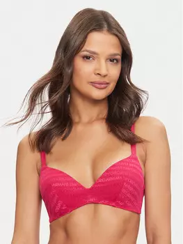Бюстгальтер без косточек Emporio Armani Underwear, розовый