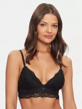 Бюстгальтер без косточек Emporio Armani Underwear, черный