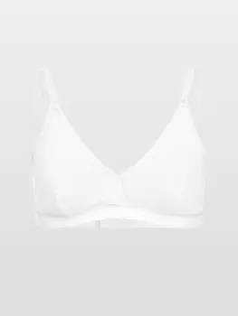 Бюстгальтер без косточек Erlich Textil Baumwoll BH mit Verschluss Viola, белый