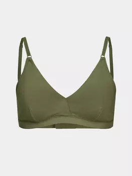 Бюстгальтер без косточек Erlich Textil Baumwoll BH mit Verschluss Viola, оливковый
