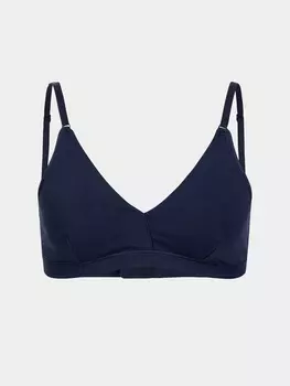 Бюстгальтер без косточек Erlich Textil Baumwoll BH mit Verschluss Viola, морской