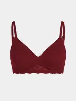 Бюстгальтер без косточек Erlich Textil BH gemouldet Elisabeth, цвет weinrot
