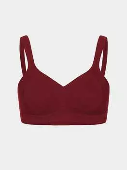 Бюстгальтер без косточек Erlich Textil, цвет weinrot
