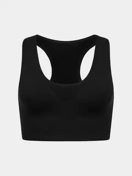 Бюстгальтер без косточек Erlich Textil Sport Bustier Enja, черный