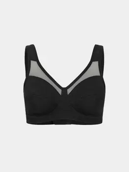 Бюстгальтер без косточек Erlich Textil Tll BH Anni, черный