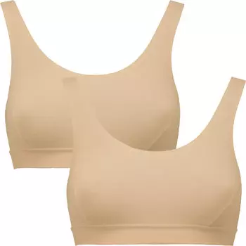 Бюстгальтер без косточек Erwin Mller Bustier im 2er Pack, цвет haut