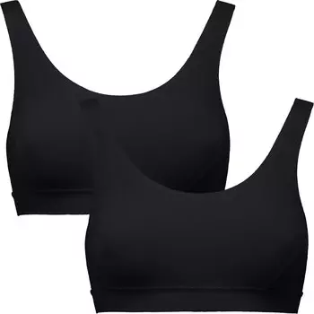 Бюстгальтер без косточек Erwin Mller Bustier im 2er Pack, черный