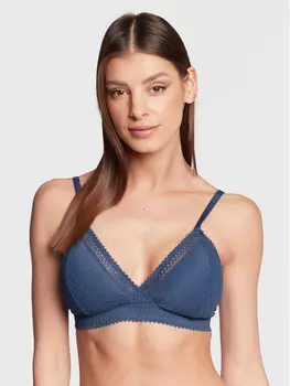 Бюстгальтер без косточек Etam, синий
