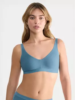 Бюстгальтер без косточек Ever Ease 10219673 Sloggi, синий