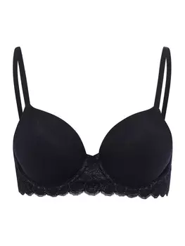 Бюстгальтер без косточек Hanro Schalen BH Moments 1er Pack, черный