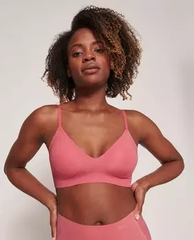 Бюстгальтер без косточек и формованных крючков Puro Comfort Sloggi, розовый