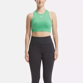 Бюстгальтер без косточек ID Train Vector Reebok, зеленый