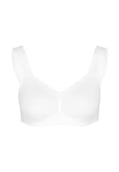 Бюстгальтер без косточек из органического хлопка susa, белый